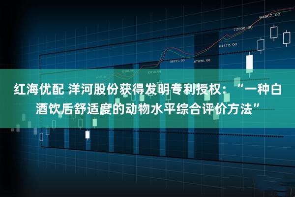 红海优配 洋河股份获得发明专利授权：“一种白酒饮后舒适度的动物水平综合评价方法”